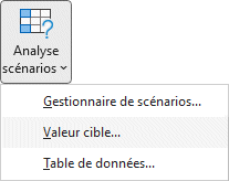 Excel - Valeur cible - bouton
