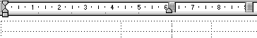 barre d'outils du tableau