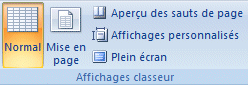 Excel 2007: Affichage-Affichage classeur