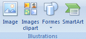 Excel 2007 : Insertion-illustrations