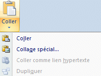 Powerpoint 2007 : Acceuil - Coller