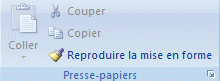 Word 2007:Accueil-Presse-papiers