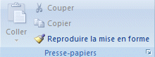Word 2007:Acceuil-Presse-papiers