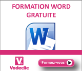Vodeclic - formation Word 2010