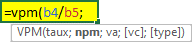 Excel - fonction - passer au prochain param&egrave;tre