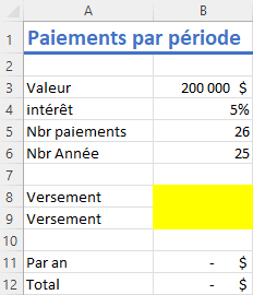 Excel - assistant fonction - données de base