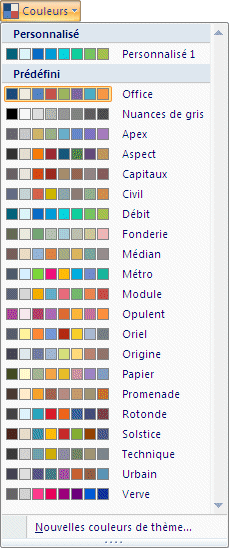 Word-Excel 2007 - jeux de couleurs